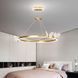 Люстра Babetta сказочные бабочки с золотистым LED кольцом 000043 фото 2